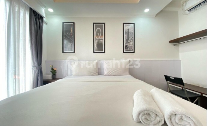 DIJUAL APAERTEMENT FURNISH TIPE STUDIO DI GRAND ASI AFRIKA (GAA) BANDUNG HUNIAN NYAMAN DAN SIAP HUNI FASILITAS LENGKAP DENGAN VIEW BAGUS