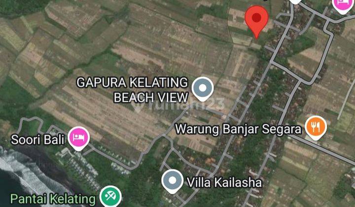 Ricefield View Land For Leasehold 9 Are In Kelating Beach Tabanan 2