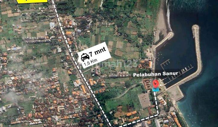 Di Jual Tanah Komersil Pinggir Jl. By Pass Sanur  1