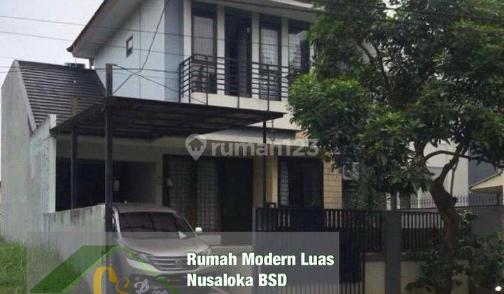 Dijual Rumah Luas Modern 2 Lantai Nusaloka Bsd Tangerang Selatan  1