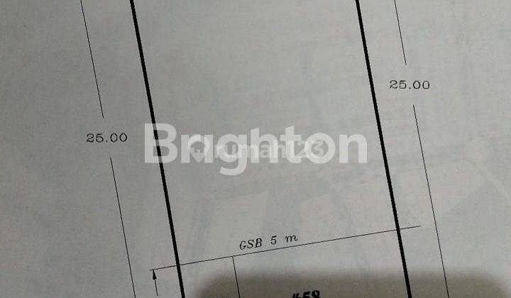 Tanah Kavling Siap Bangun Jejer 2 Masing2 Luas 300m² Dimensi 12x25 Hadap Selatan Dekat Ke Plaza Araya-KDS Restaurant-Ombe Koffie-Binus University-Persada Hospital Araya Malang 2