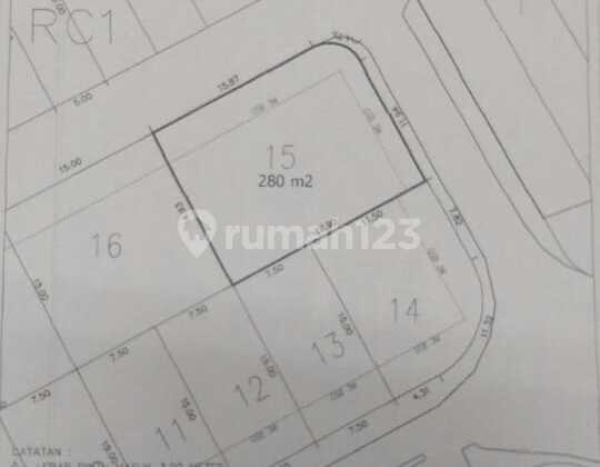 8Jt/Mtr Kavling Hoek Langka Griya Loka Bsd 8Jt/Mtr Kavling Hoek Langka Griya Loka Bsd