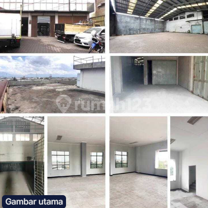 DIJUAL/SEWA GUDANG gedung kantor  3 lantai - workshop   Mainroad moh toha BANDUNG M