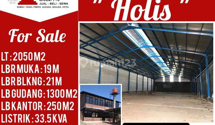 Dijual Gudang Zona Industri Holis Bandung
 1