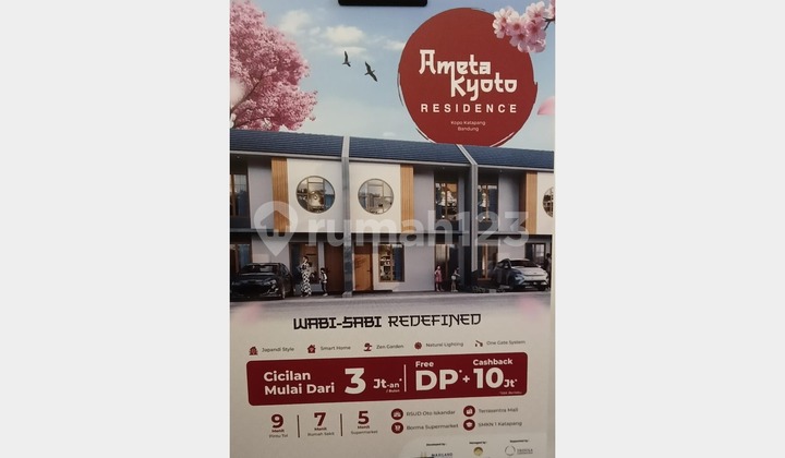 FOR SALE NEW HOUSE AMETA KYOTO RESIDENCE SOREANG KAB BANDUNG ^M 1