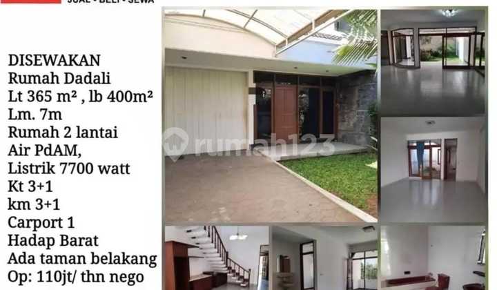 DISEWAKAN RUMAH DI SAYAP DADALI BANDUNG 1