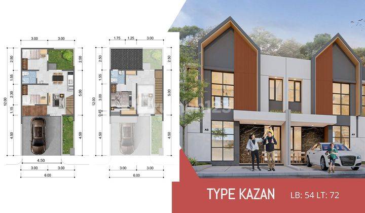 Rumah Cluster 2 Lt dekat Mall Paradise Walk Serpong Dibantu KPR J31236 1