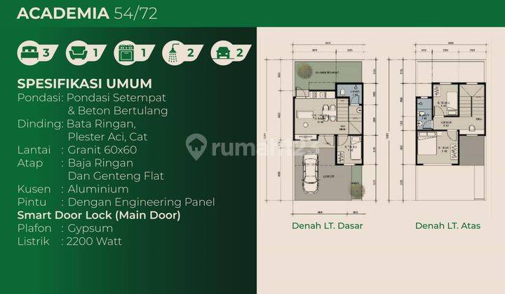 Rumah Baru Fasilitas Lengkap dekat Pintu Tol di Bogor J30178 2