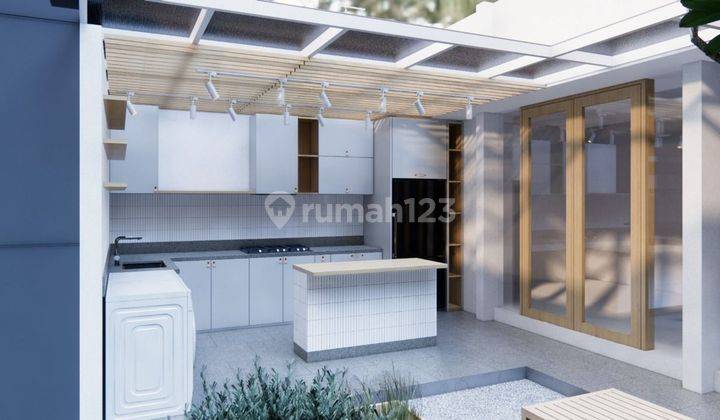 Rumah Modern LT 155 Harga Nego 15 Mnt ke RSUD Pesanggrahan Siap KPR J21958 2