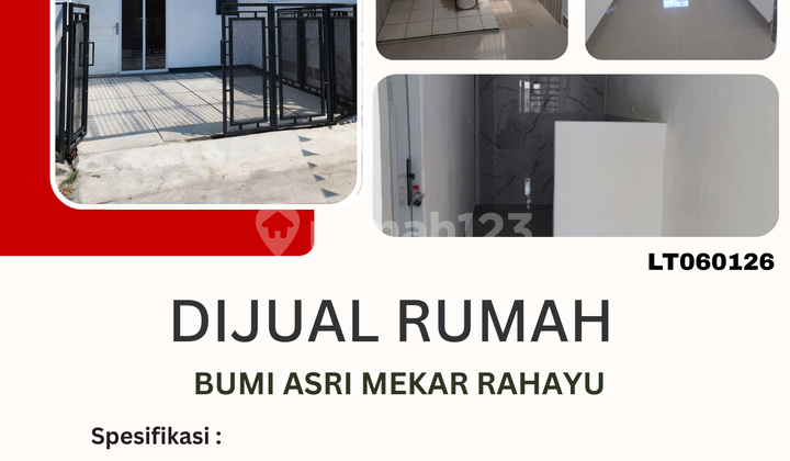 Jual Cepat Rumah Siap Pakai di Bumi Asri