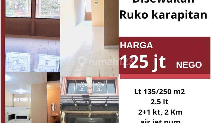 Disewakan Ruko di Jalan karapitan  1