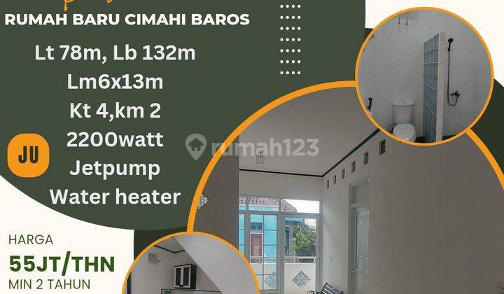 Disewakan rumah baru  di Cimahi Baros  1