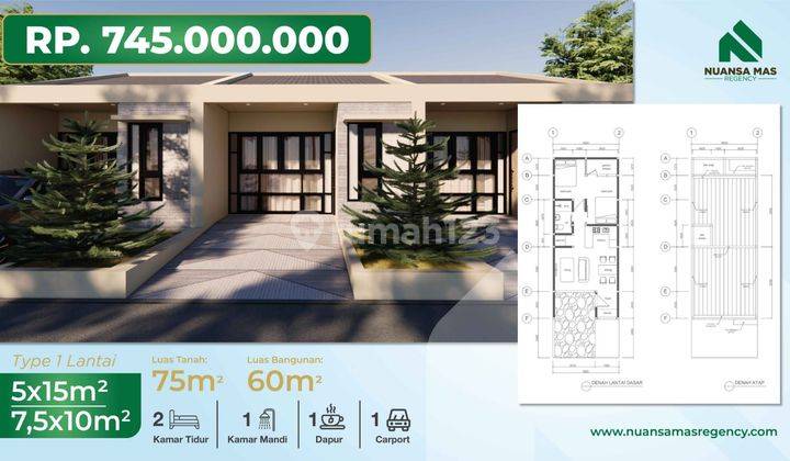 Dijual rumah baru di Nuansa mas raya blok H kel cipamongkolan Rancasari  1