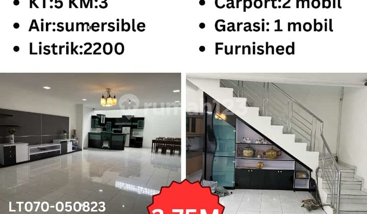 Dijual Cepat rumah siap huni furnished di taman sakura 1