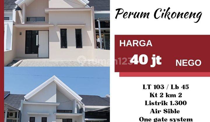 Rumah Baru Siap Huni Di Perum. Di Cikoneng  1