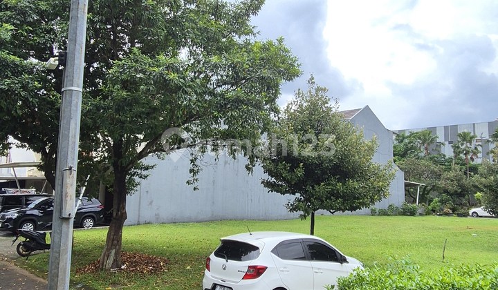 15.8Jt Kavling 230M2 Hoek Taman Greenwich Utara_barat