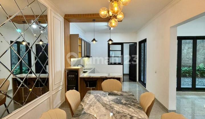 4.5M Rumah Baru Renov Puspitaloka Hadap Timur Semi Furnished