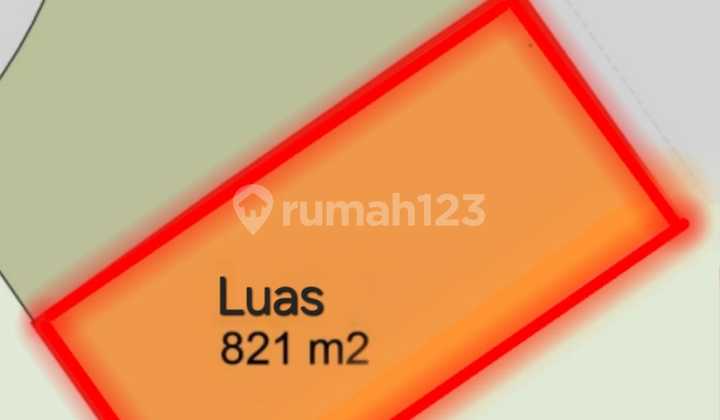 20jt Kavling Komersial Bsd 821m² Hadap Jalan Raya Provinsi