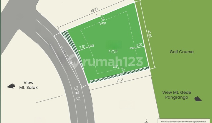 11.8jt Kavling Rancamaya 5menit Ke Tol 1.705m2 Direct Golf 11.8jt Kavling Rancamaya 5menit Ke Tol 1.705m2 Direct Golf