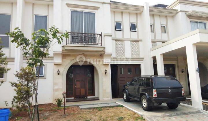 Rumah di Cluster mewah The eminent  Vivacia BSD City SHM full furnish 2 Lantai Bagus Barat Laut dijual cepat 1