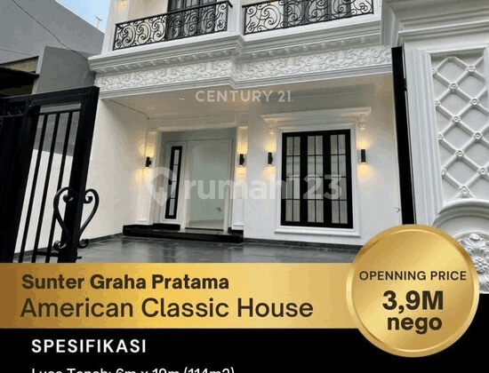 2-Story House New Style American Classic Sunter Graha Pratama