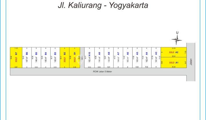 Dijual Tanah Kaliurang, Jl. Raya Besi, Sertipikat SHM 5