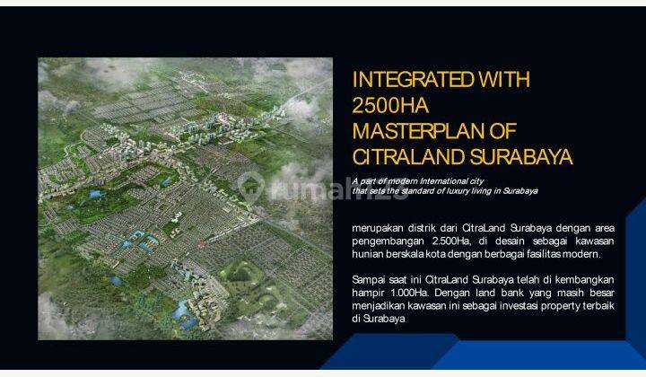 Rumah di Citraland Northwest Centra 2 Lantai SHM Utara Baru 2