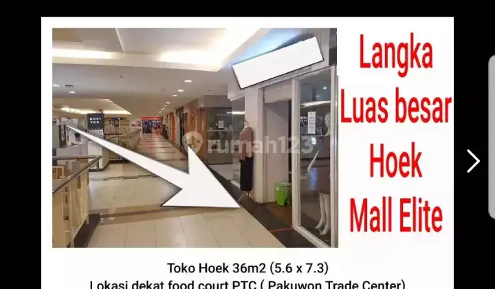Ruang Usaha PTC Surabaya Murah (NAT.A101) 1