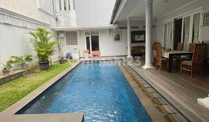 Luxury Fully Furnished House with Swimming Pool Ready to Occupy in South Jakarta