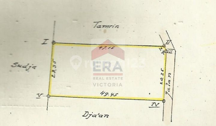 Tanah 1.108 m² SHM Pondok Labu Jakarta Selatan