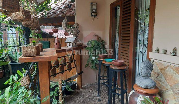 Rumah 1 Lantai Asri SHM Semi Furnished Bali View Cirendeu 2