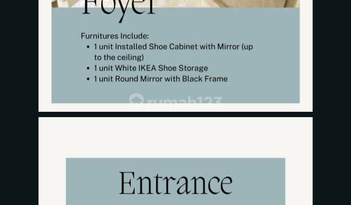 Apartemen Belleza Type 2 BR Full Furnished Private Lift Siap Huni 2