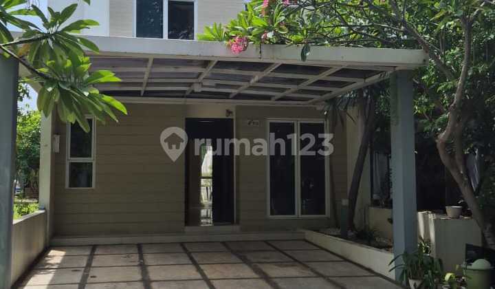 For rent: affordable 2-story house in Palm Spring Cluster, Jakarta Garden City, East Jakarta, ready to occupy, modern minimalist style.
