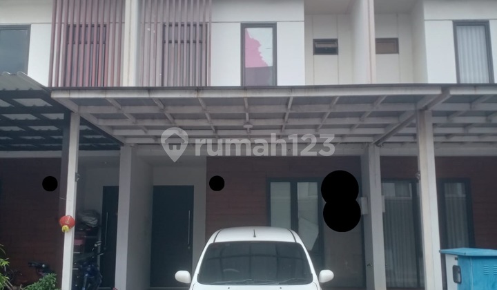 For Rent Cheap 2-Story House in Shinano Cluster Jakarta Garden City East Jakarta Ready to Live In Minimalist Modern