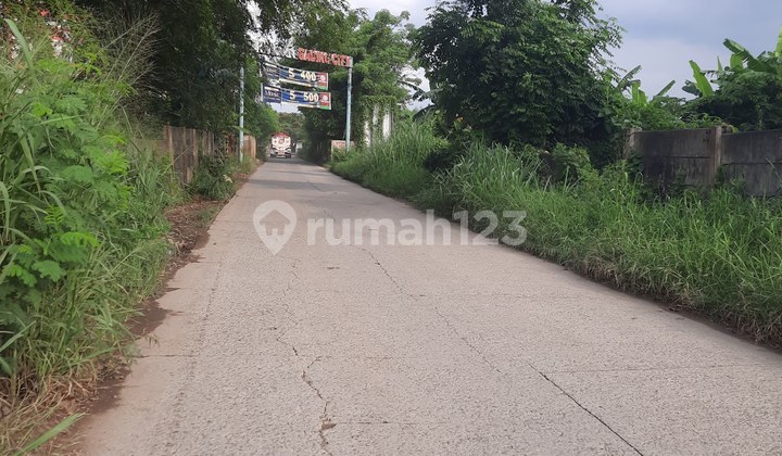 Dijual Disewakan Lahan Pinggir Jalan Raya di Pusaka Rakyat Tarumajaya Bekasi  2
