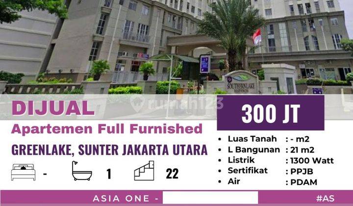 Apartement Green Lake Sunter 1 BR Furnished Bagus 1