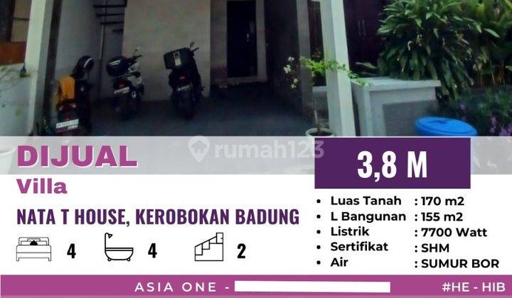 Villa in Nata T House, Badung 155 m SHM 1