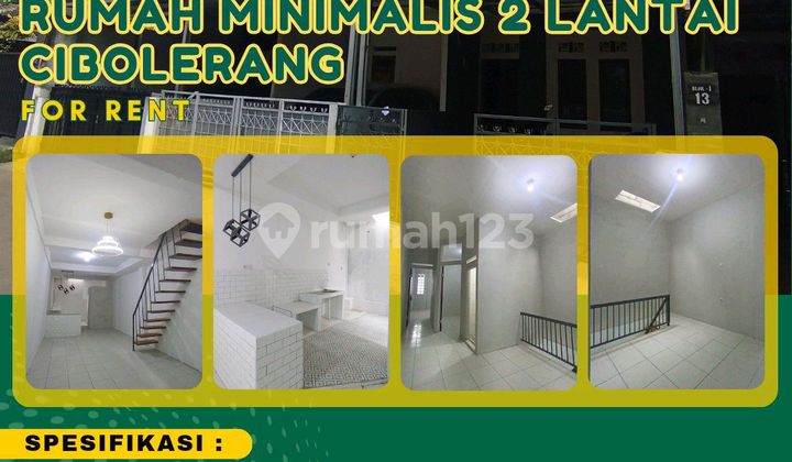 Rare Find!!! Rent a Minimalist 2-Story House in Cibolerang Kopo