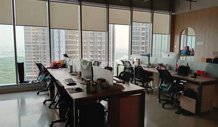 Disewakan Termurah Office Space Semi Furnished di Office Tower Gold Coast Pik 1