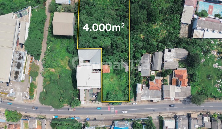 Tanah Super Bagus Pinggir Jalan Besar Di Narogong Bekasi