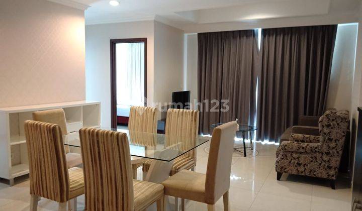 Disewakan Apartemen Denpasar Residences / Kuningan City Mall / 2 Kamar Tidur / 2 Bedroom / Furnished / Bagus / City View 1