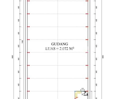 Gudang Lokasi Strategis di Kawasan Industri Candi Gatot Subroto 2