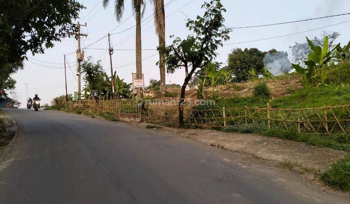 Di jual tanah cocok untuk buka usaha cafe bikin vila view bagus 500 mtr dari pasar sukamakmur lokasi pinggir jalan raya 1