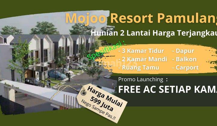 Cluster Mojoo Resort Rumah Harga Super Murah 2 Lantai Bergaya Resort 1