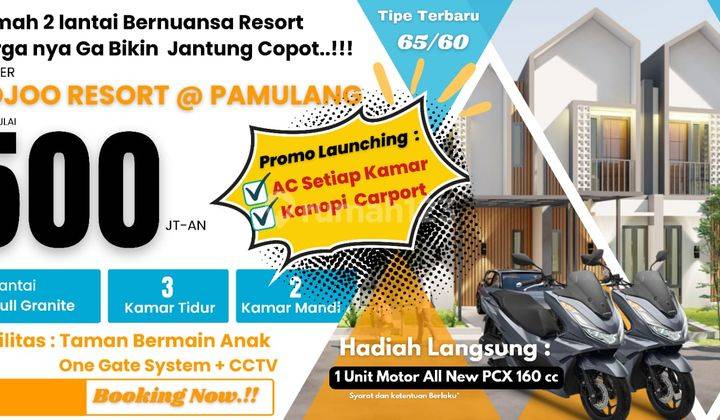 Rumah Mewah Harga Super Murah 2 Lantai Bergaya Resort 1