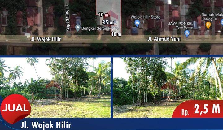 Dijual Tanah Tepi Jalan Wajok Hilir, Mempawah 1