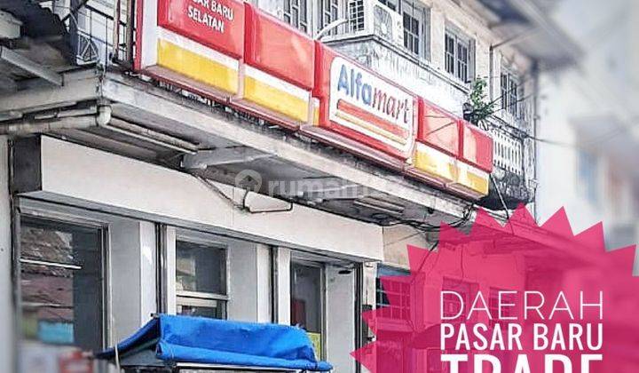 Ruko di pasar baru Otto Iskandar Dinata tengah kota  1