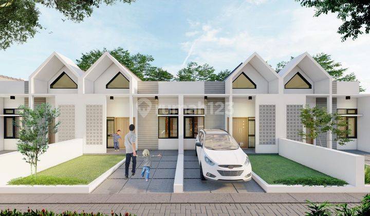 Rumah Modern Scandinavian di Cikarang Dekat Tol Japek Selatan  1