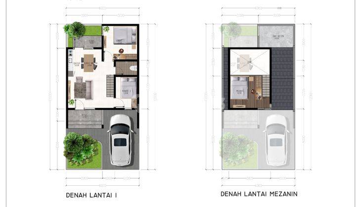 Rumah Mezzanine Dekat Tol Japek Selatan Dan Kawasan Industri  2