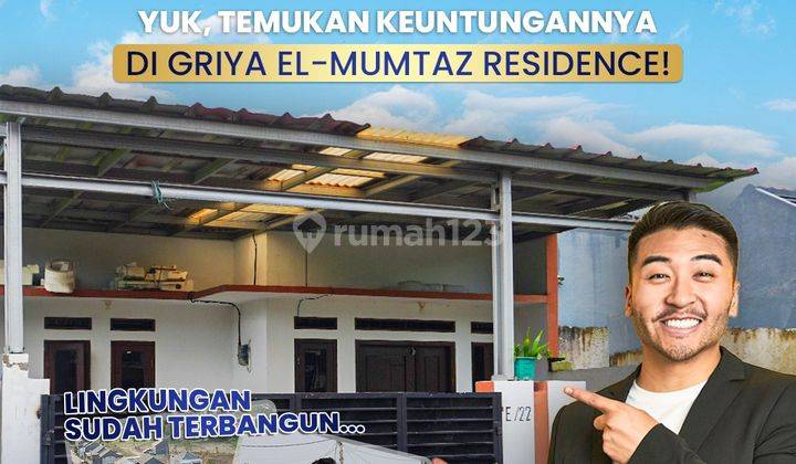 Rumah Mezanin Dp 15jt, Tanpa Bunga di Cikarang Dekat Tol Japek  1